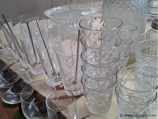Partij glazen - afbeelding 1 van  3