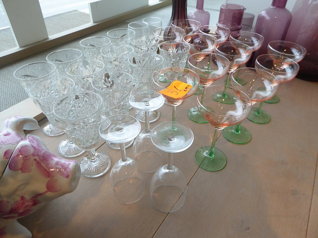 Partij glazen/vazen - afbeelding 3 van  4