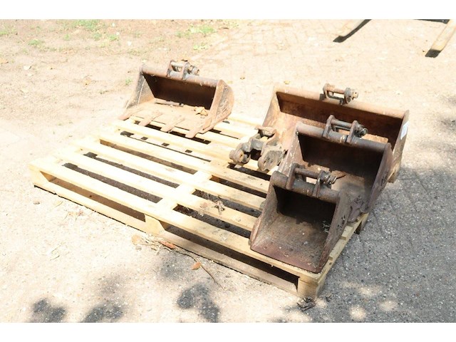 Partij graafbakken 4 stuks - afbeelding 1 van  1