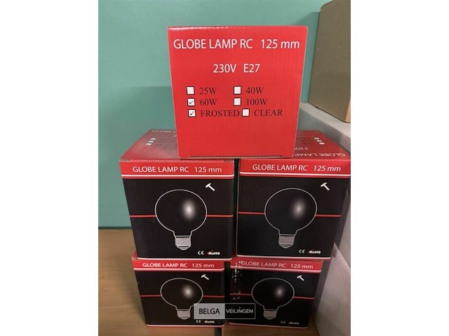 Partij grote bollampen - afbeelding 1 van  5