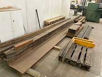 Partij hardhout balken