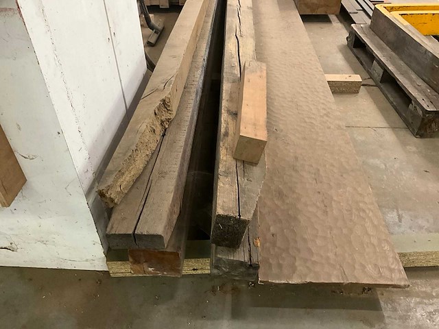 Partij hardhout balken - afbeelding 2 van  5