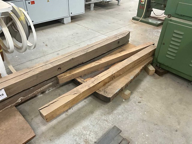 Partij hardhout balken - afbeelding 4 van  5
