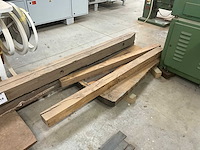 Partij hardhout balken - afbeelding 4 van  5