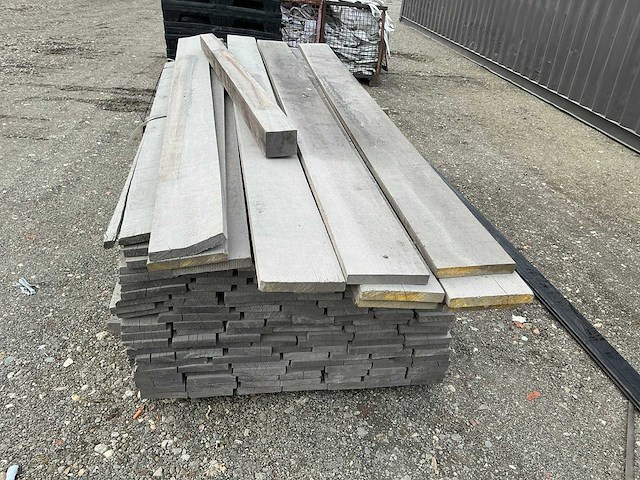 Partij hardhouten planken - afbeelding 5 van  10