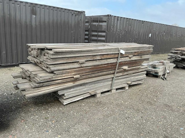 Partij hardhouten planken - afbeelding 1 van  13