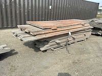 Partij hardhouten planken - afbeelding 1 van  13