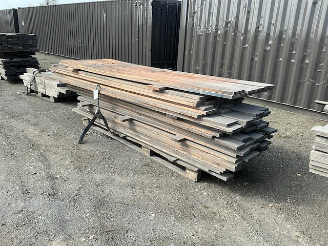 Partij hardhouten planken - afbeelding 7 van  13