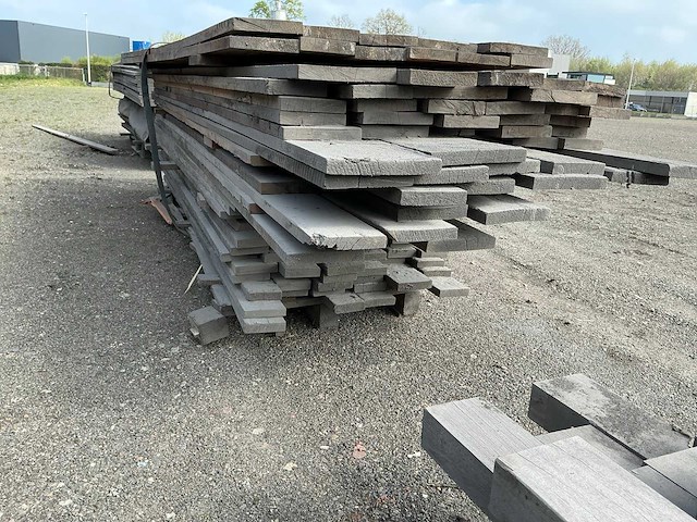 Partij hardhouten planken - afbeelding 10 van  13