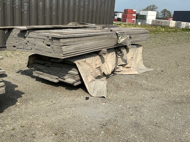 Partij hardhouten planken - afbeelding 1 van  6