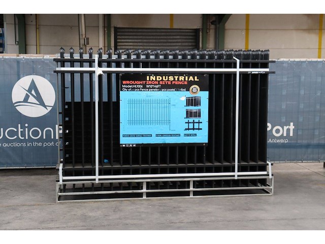 Partij hekken hl1006 20x21 nieuw 60mx1.8m - afbeelding 1 van  1