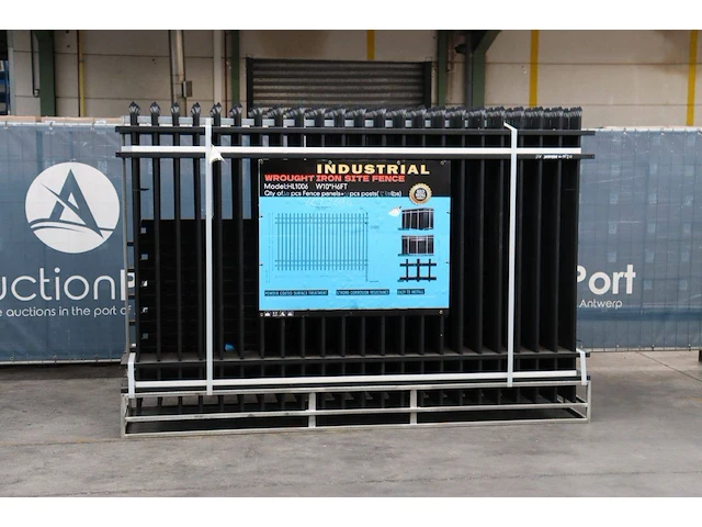 Partij hekken hl1006 20x21 nieuw 60mx1.8m - afbeelding 1 van  1