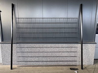 Partij hekwerk dubbelstaafmat 10 stuks nieuw - afbeelding 1 van  1