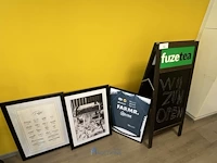 Partij horeca- en reclamemateriaal
