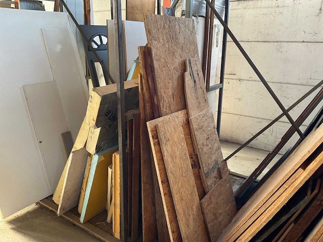 Partij hout- en plaatmateriaal - afbeelding 4 van  10