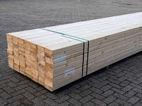 Partij hout 50x125x4200 nieuw 80 stuks