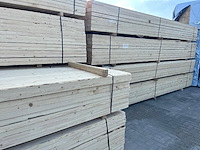 Partij hout 50x150x5100mm 105 stuks nieuw
