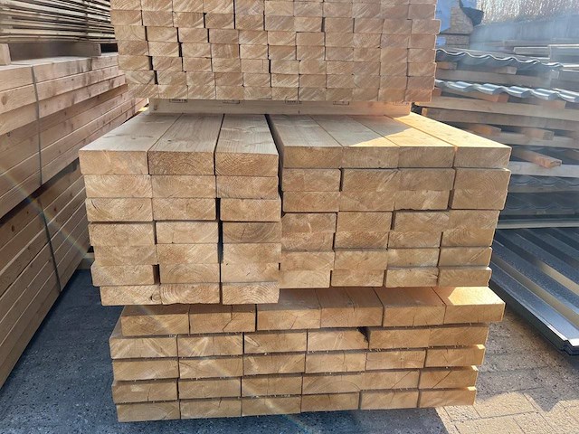 Partij hout 70x170x5400mm nieuw 54 stuks - afbeelding 1 van  1