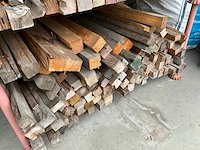 Partij hout in 7 stapelbokken - afbeelding 8 van  11