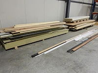 Partij hout, mdf& aluminium