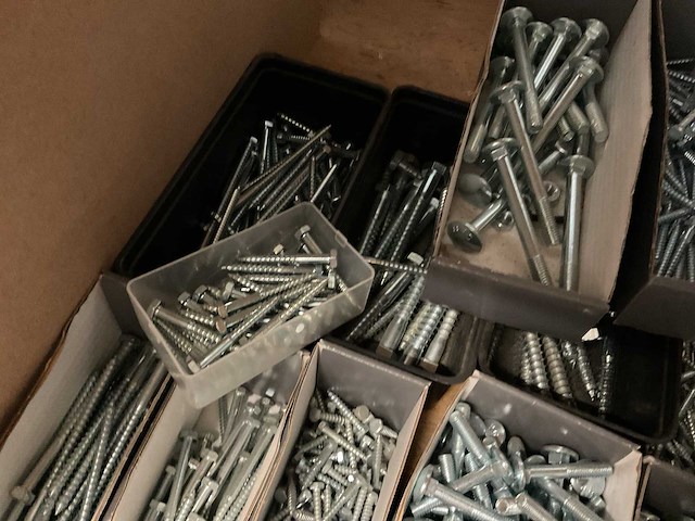 Partij houtbouten en houtschroeven - afbeelding 3 van  7