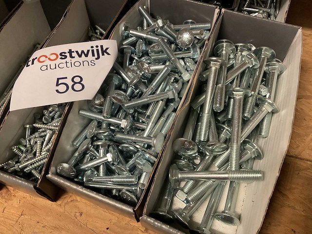 Partij houtbouten en houtschroeven - afbeelding 5 van  7