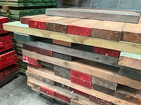 Partij houten balken (115x) - afbeelding 7 van  10
