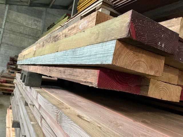 Partij houten balken (22x) - afbeelding 3 van  5