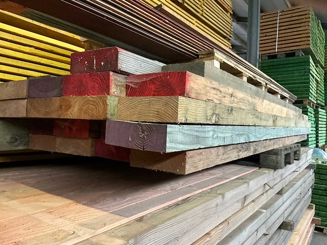 Partij houten balken (22x) - afbeelding 8 van  8
