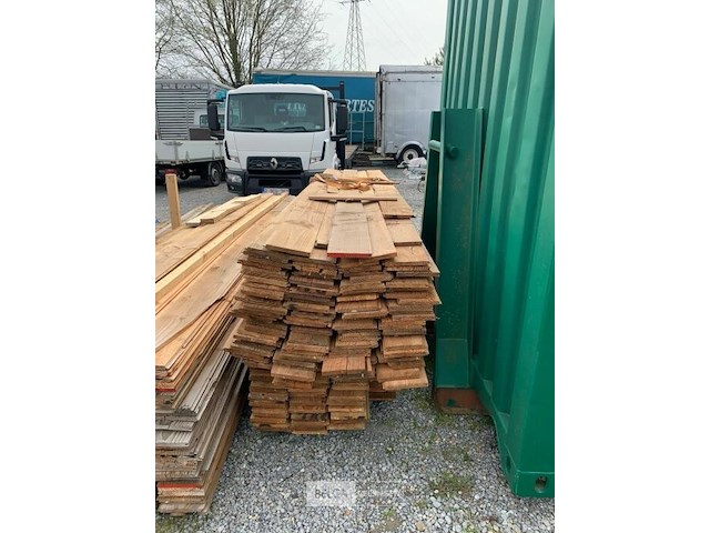 Partij houten balken en planken - afbeelding 2 van  5