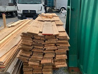 Partij houten balken en planken - afbeelding 2 van  5