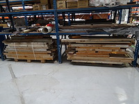 Partij houten balken + rest - afbeelding 1 van  6