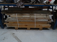Partij houten balken + rest - afbeelding 3 van  6