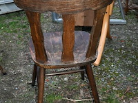Partij houten caféstoelen - afbeelding 4 van  4
