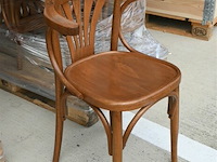 Partij houten caféstoelen - afbeelding 2 van  4