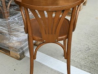 Partij houten caféstoelen - afbeelding 4 van  4
