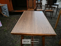 Partij houten cafétafels - afbeelding 3 van  6