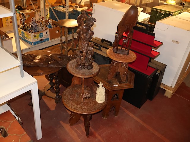 Partij houten decoratie azie - afbeelding 1 van  9