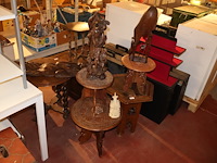 Partij houten decoratie azie