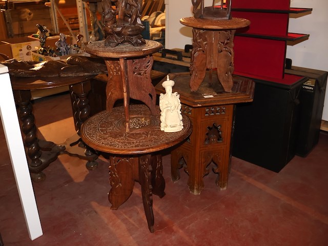 Partij houten decoratie azie - afbeelding 2 van  9