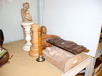 Partij houten decoratie - afbeelding 1 van  5