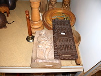 Partij houten decoratie - afbeelding 2 van  5