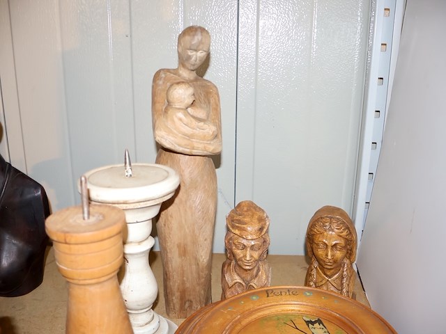 Partij houten decoratie - afbeelding 3 van  5