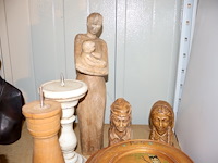 Partij houten decoratie - afbeelding 3 van  5