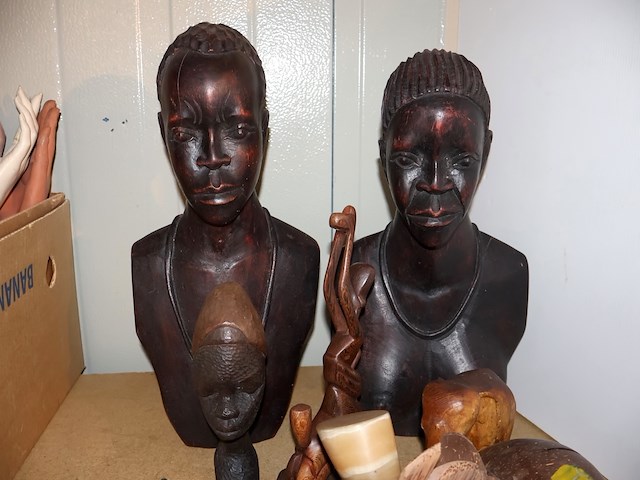 Partij houten decoratie - afbeelding 3 van  5