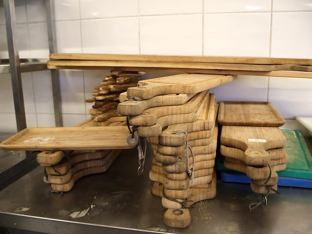 Partij houten dienblad - afbeelding 2 van  6