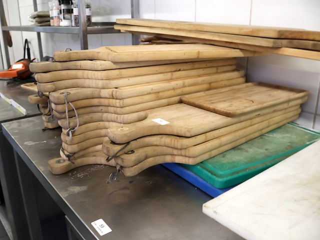 Partij houten dienblad - afbeelding 3 van  6