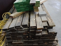 Partij houten latten - afbeelding 2 van  4