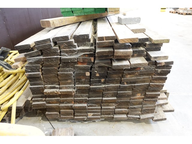 Partij houten latten - afbeelding 3 van  4