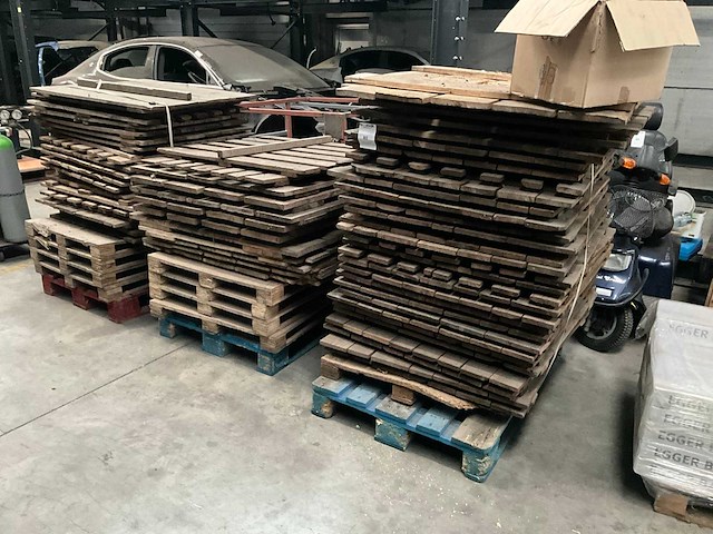 Partij houten legborden - afbeelding 1 van  2